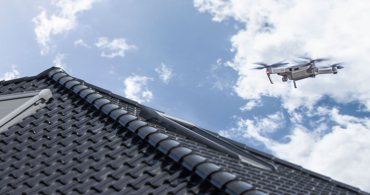 Dachinspektion per Drohne